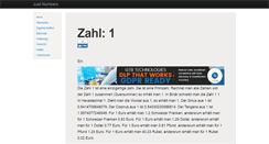 Desktop Screenshot of just-numbers.com